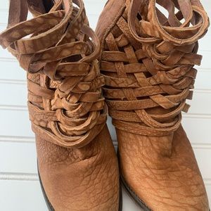 Free people leather booties